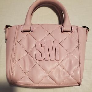 Steve Madden Blush Quilted Mini Bag